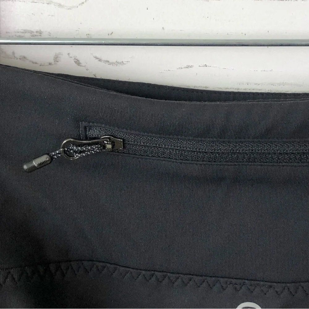 LULULEMON Ruched Running Outdoor Leggings Black 6